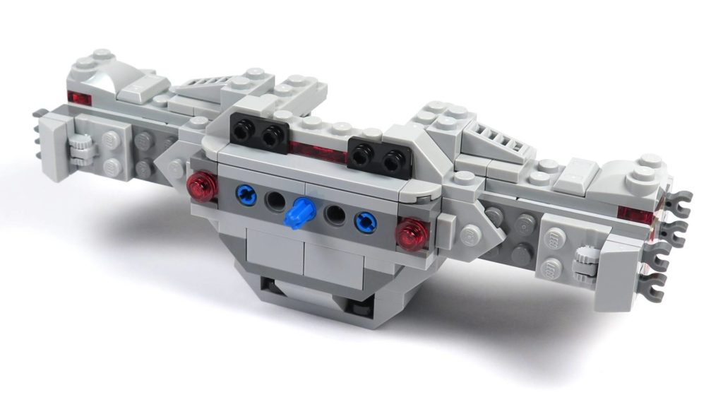 LEGO® 75211 Imperial TIE Fighter - Bauabschnitt 2 - Cockpit ohne Dach, Rückseite | ©2018 Brickzeit