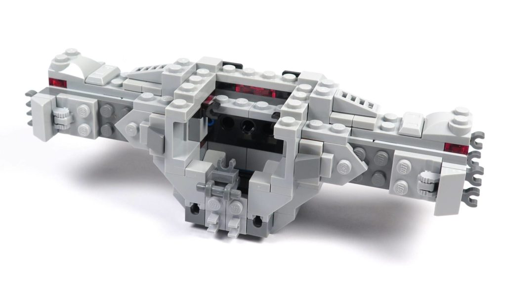 LEGO® 75211 Imperial TIE Fighter - Bauabschnitt 2 - Cockpit ohne Dach, Vorderseite | ©2018 Brickzeit