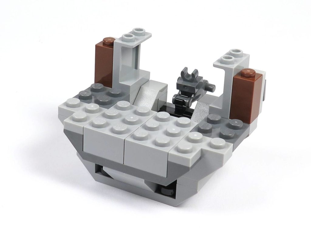 LEGO® 75211 Imperial TIE Fighter - Bauabschnitt 2 - Cockpit unterer Teil, Rückseite | ©2018 Brickzeit