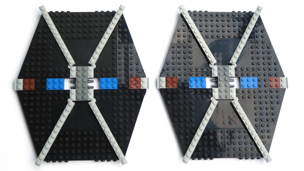 LEGO® 75211 Imperial TIE Fighter - Bauabschnitt 3 - erste Streben | ©2018 Brickzeit