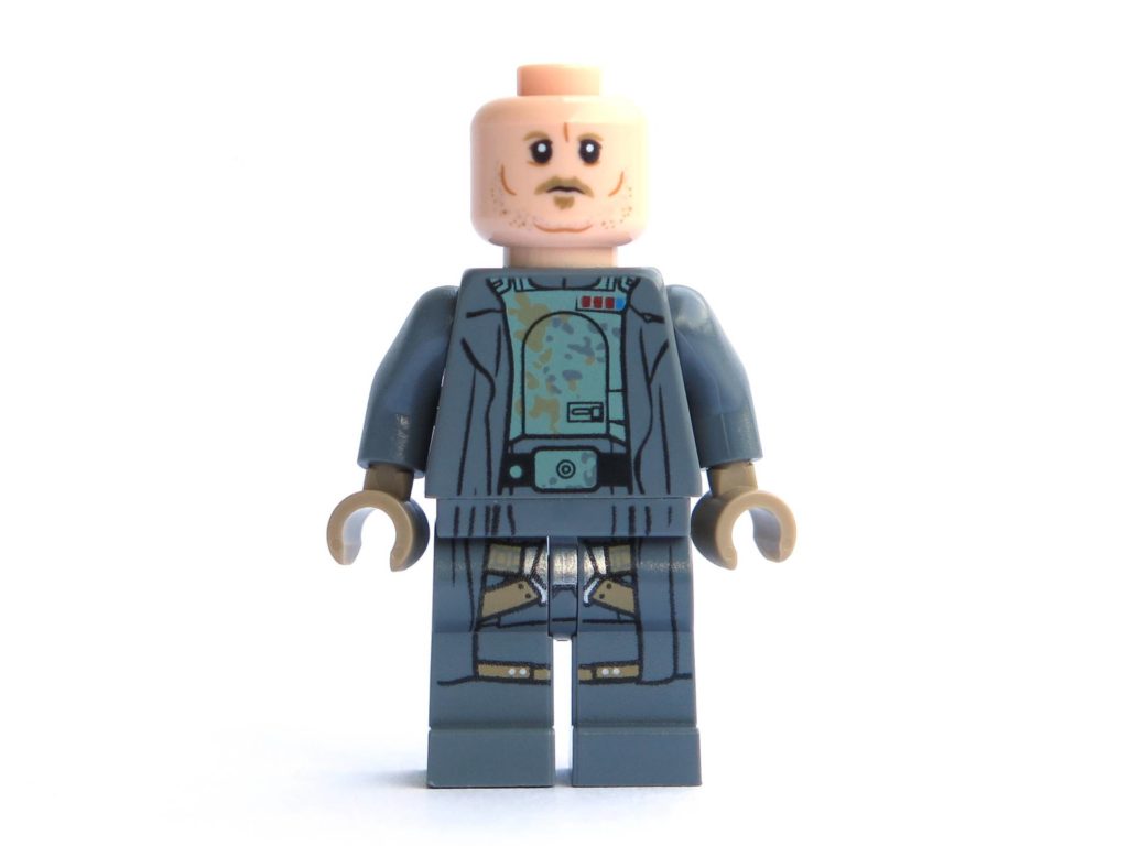 LEGO® 75211 - Minifigur Tobias Beckett - Vorderseite ohne Hut | ©2018 Brickzeit