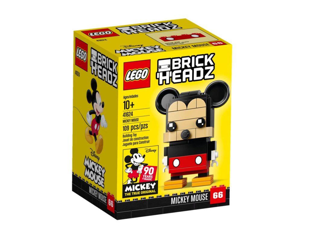 LEGO® Brickheadz Micky Maus 41624 - Packung Vorderseite | ©2018 LEGO Gruppe