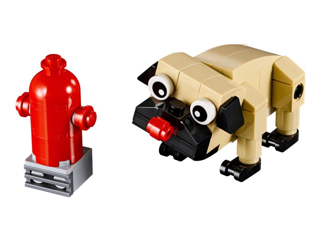 LEGO® Creator 3-in-1 Niedlicher Mops (30542) - Hund und Hydrant | ©2018 LEGO Gruppe