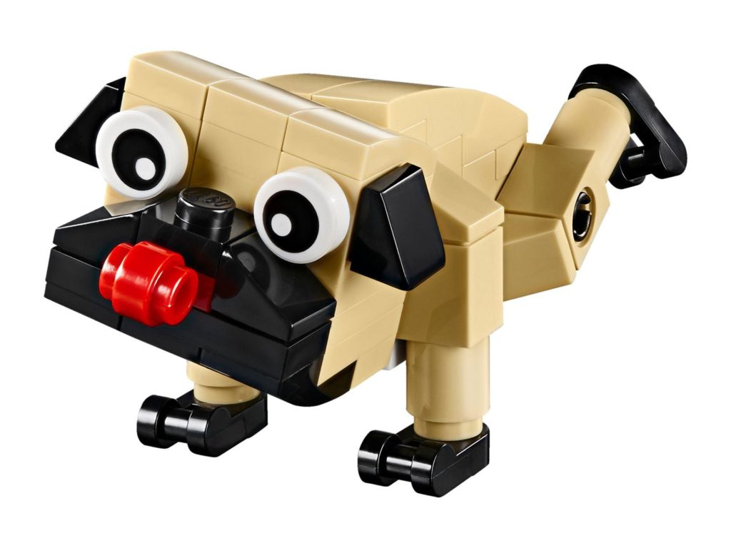 LEGO® Creator 3-in-1 Niedlicher Mops (30542) - Hund | ©2018 LEGO Gruppe