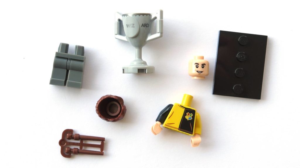 LEGO 71022 - Nr. 12 - Cedric Diggory - Einzelteile | ©2018 Brickzeit