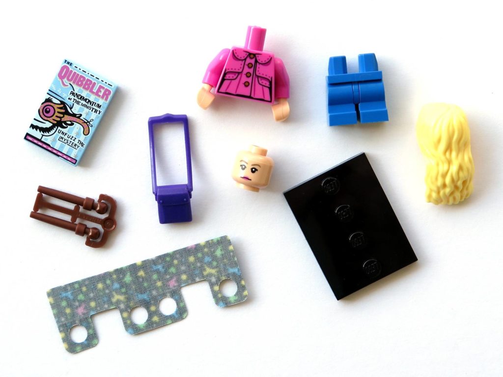 LEGO 71022 - Nr. 5 - Luna Lovegood - Einzelteile | ©2018 Brickzeit