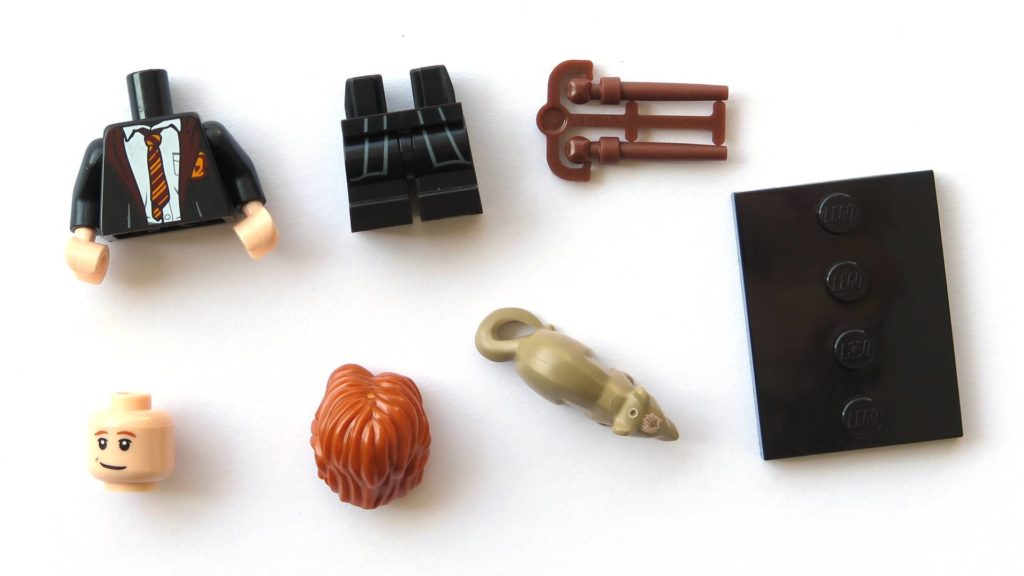 LEGO 71022 - Nr. 3 - Ron Weasley in Schuluniform - Einzelteile | ©2018 Brickzeit