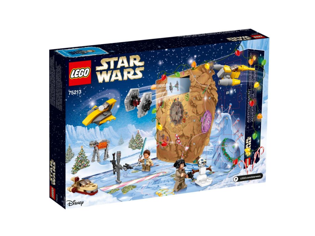 LEGO® Star Wars™ Adventskalender 2018 (75213) - Packung Rückseite | ©LEGO Gruppe