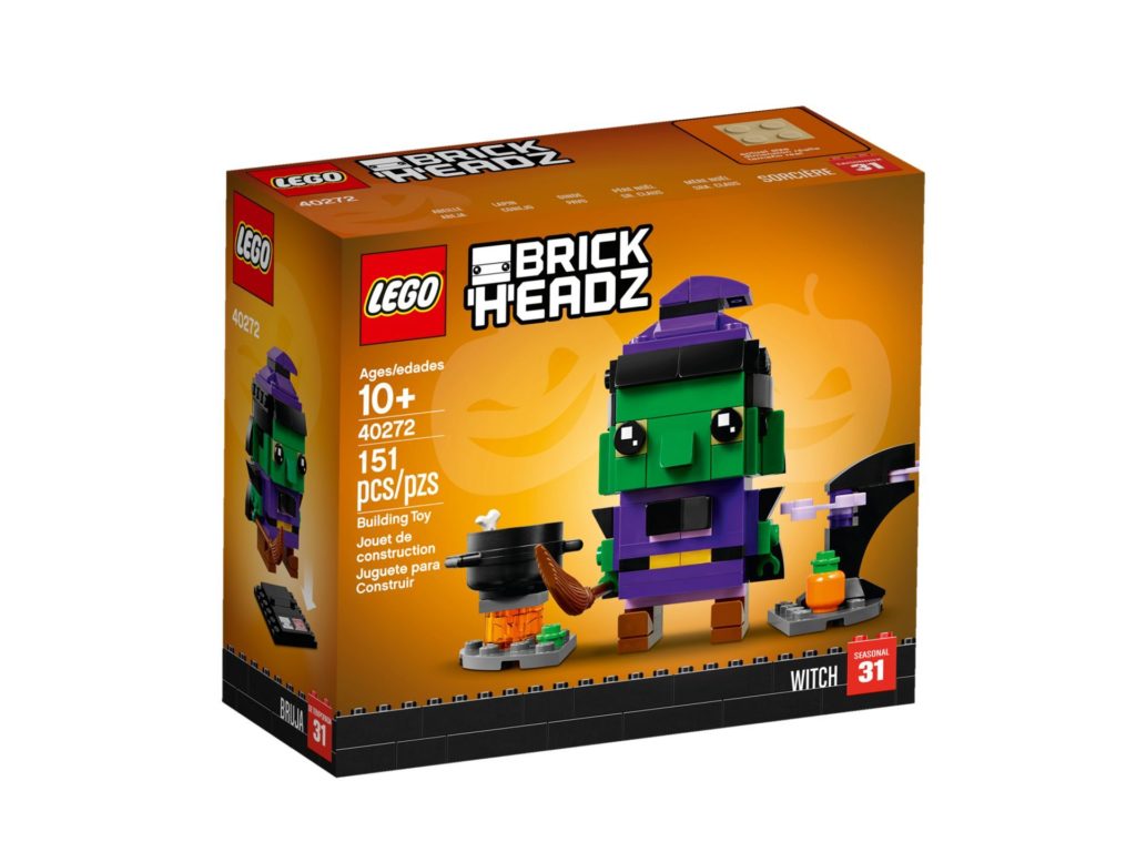 LEGO Brickheadz Halloween-Hexe 40272 - Packung Vorderseite | ©LEGO Gruppe