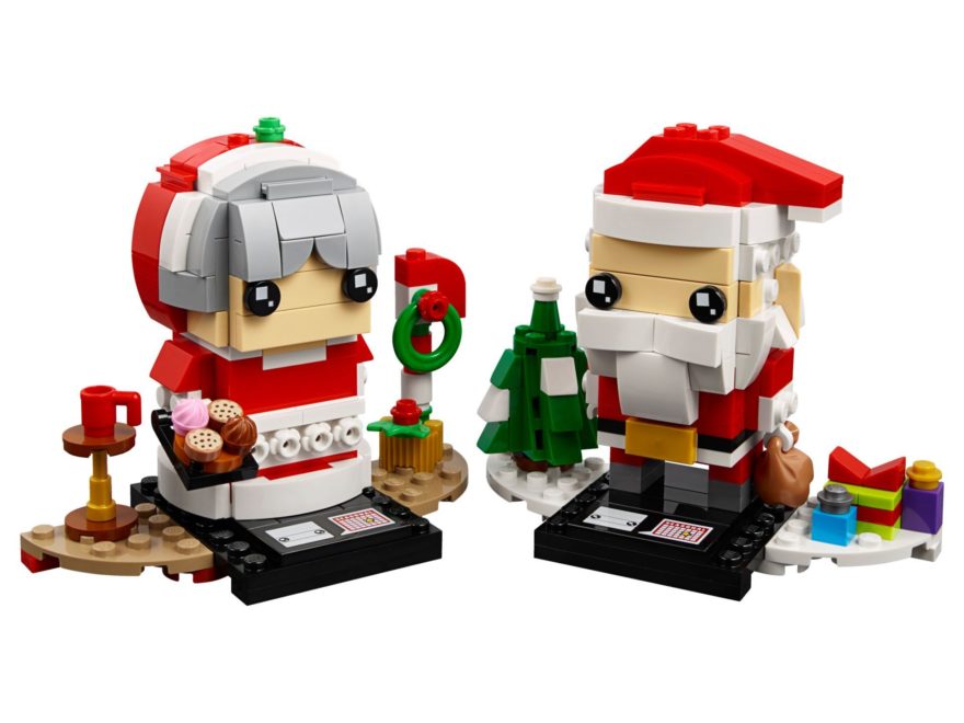 LEGO® Brickheadz™ Herr und Frau Weihnachtsmann 40274 - Set | ©LEGO Gruppe