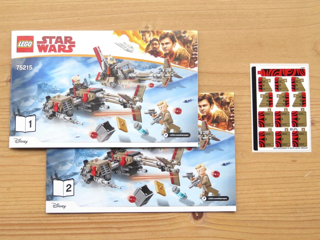 LEGO® Star Wars™ 75215 - Anleitungen und Aufkleber | ©2018 Brickzeit