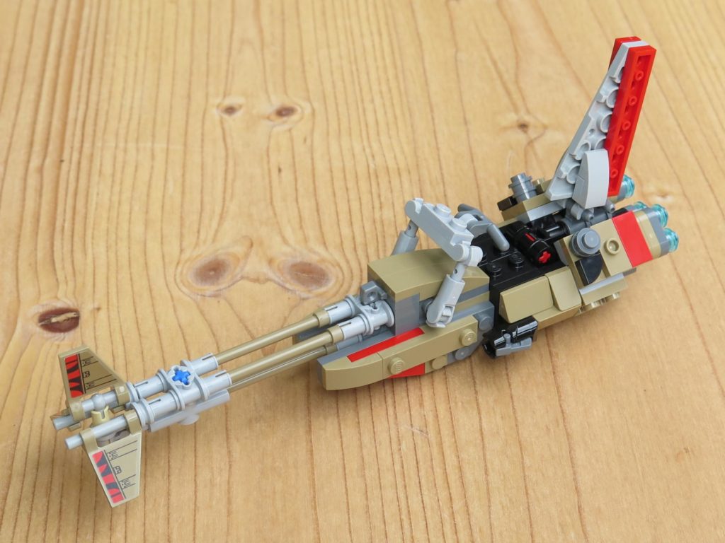 LEGO® Star Wars™ 75215 - Enfys Nest's Swoop Bike - links, vorne| ©2018 Brickzeit