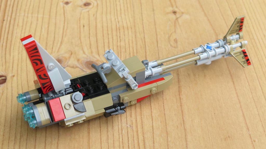 LEGO® Star Wars™ 75215 - Enfys Nest's Swoop Bike - rechts, hinten | ©2018 Brickzeit