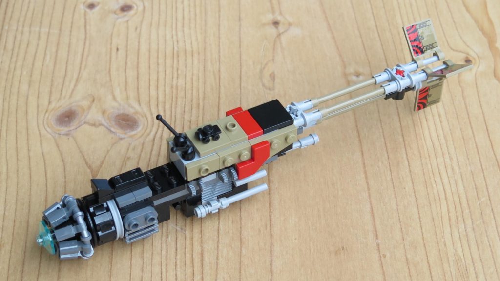 LEGO® Star Wars™ 75215 - Weazel's Swoop Bike - Teil 1 - hinten, rechts | ©2018 Brickzeit