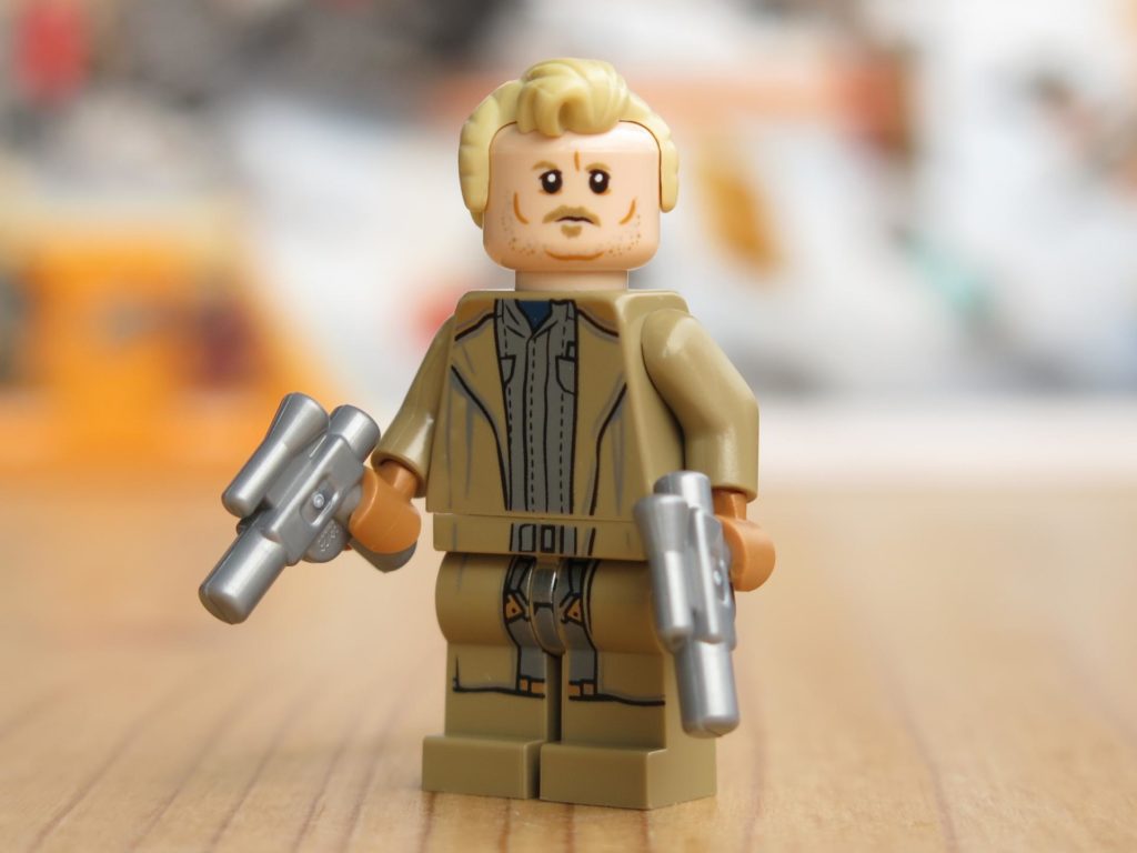 LEGO® Star Wars™ 75215 - Minifigur Tobias Beckett mit Zubehör | ©2018 Brickzeit