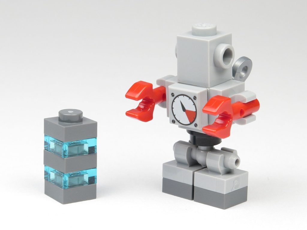 LEGO® City 60201 Adventskalender 2018 - Aufziehbarer Roboter, Vorderseite | ©2018 Brickzeit