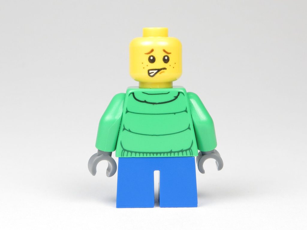 LEGO® City 60201 Adventskalender 2018 - Junge ohne Mütze, alternatives Gesicht | ©2018 Brickzeit