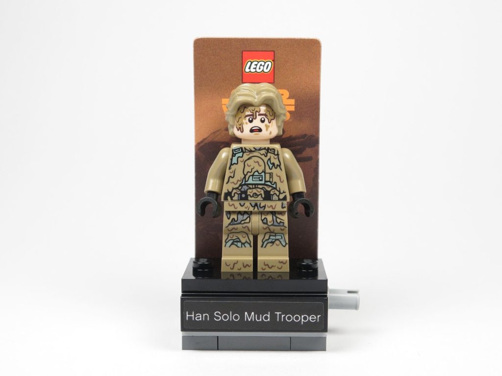 LEGO Star Wars 40300 Han Solo auf Podest Vorderseite | ©2018 Brickzeit