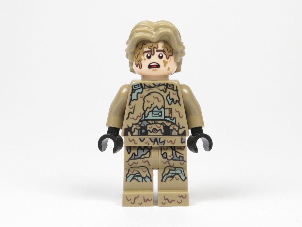 LEGO Star Wars 40300 Han Solo Mud Trooper - Vorderseite, überraschtes Gesicht | ©2018 Brickzeit
