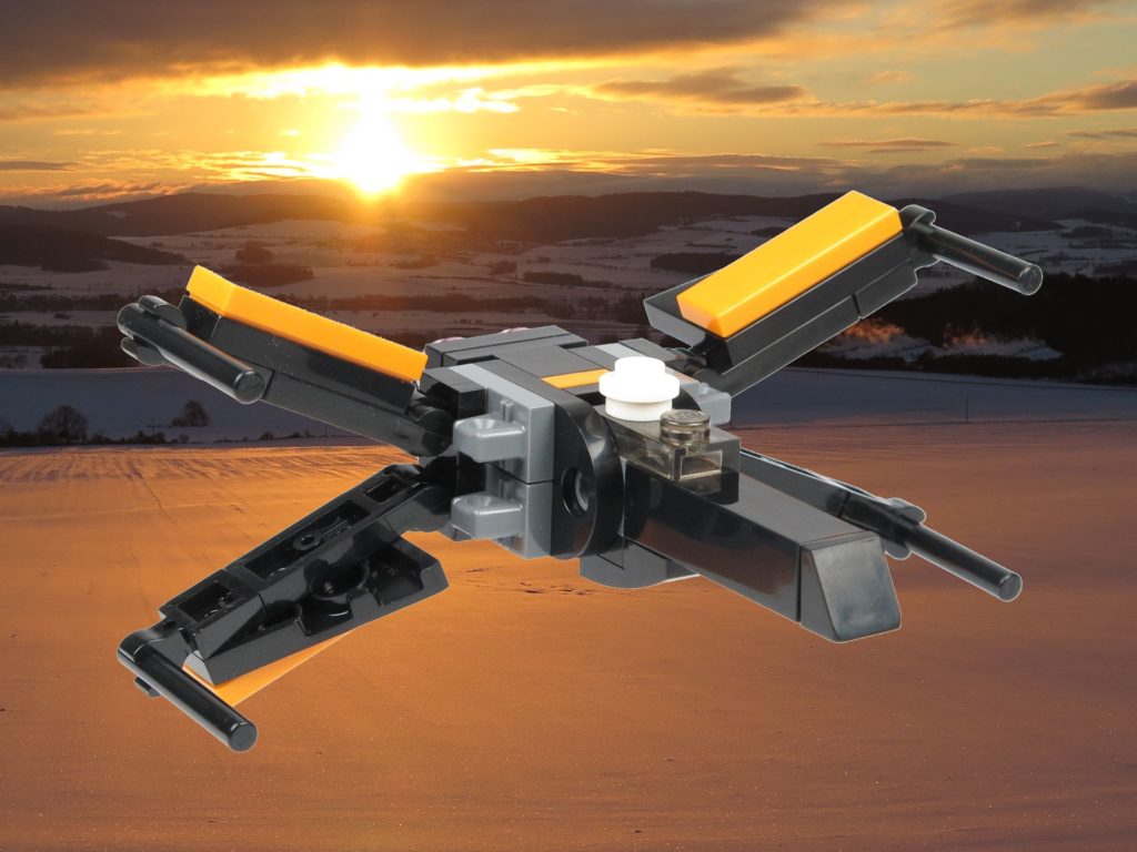 LEGO® Star Wars™ 911841 Poe Damerons X-Wing vor Sonnenuntergang | ©2018 Brickzeit