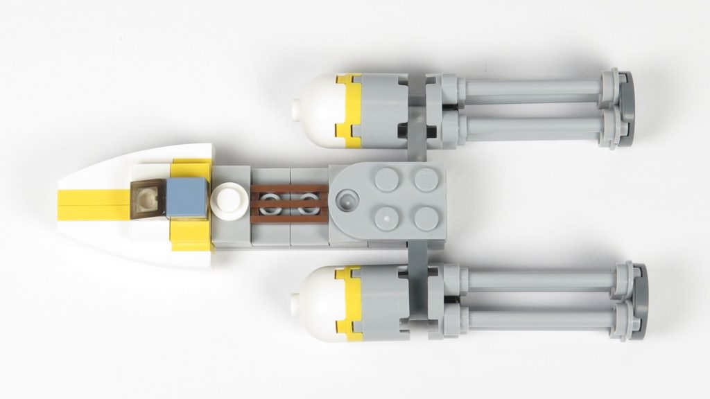 LEGO® Star Wars™ Magazin Nr. 12 - Y-Wing 911730 Draufsicht | ©2018 Brickzeit