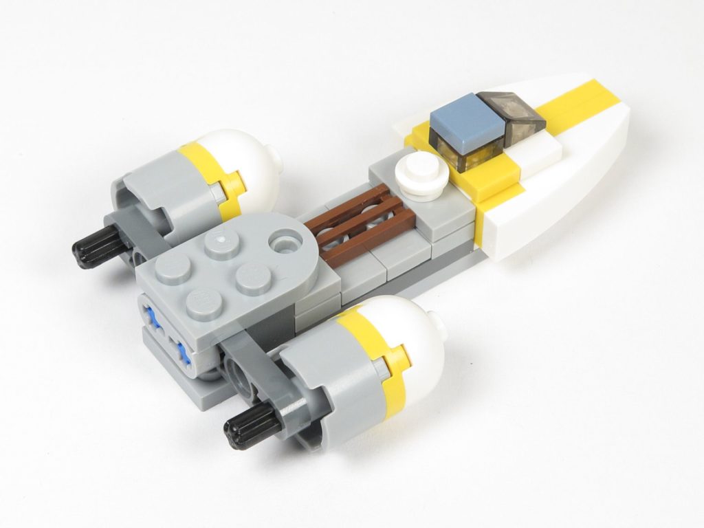 LEGO® Star Wars™ Magazin Nr. 12 - Y-Wing, Antriebe montiert | ©2018 Brickzeit