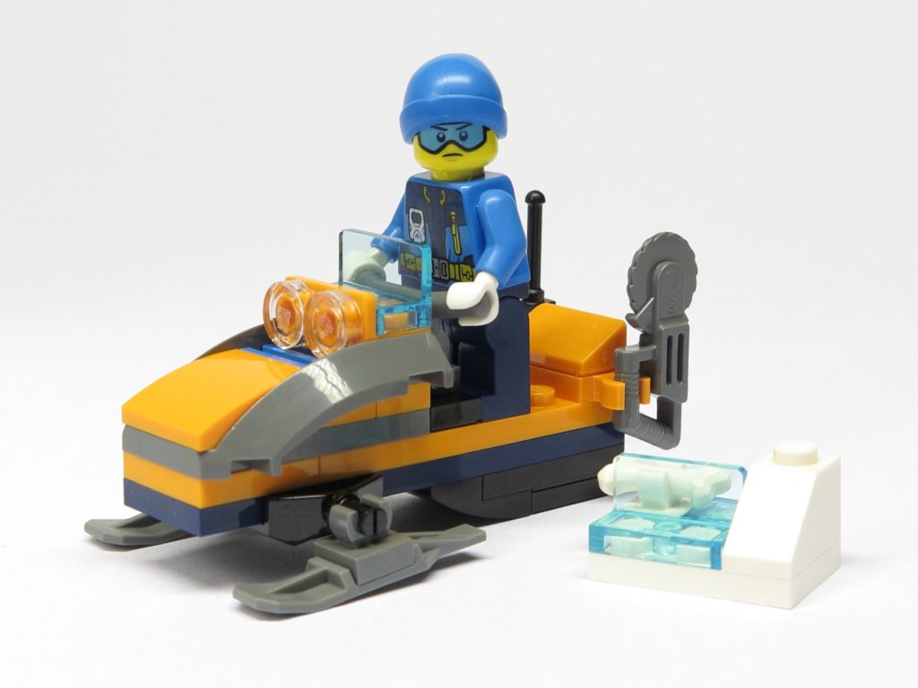 LEGO® City 951810 Eisforscher mit Schneemobil und Mammutknochen - Set | ©2018 Brickzeit