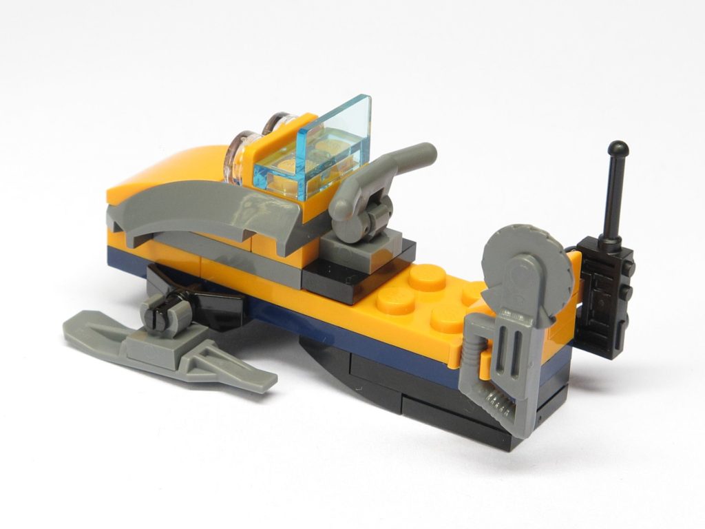LEGO® City 951810 Schneemobil - hinten, links | ©2018 Brickzeit