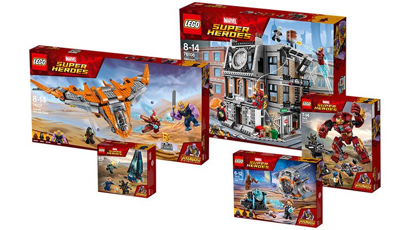 LEGO® Marvel Super Heroes: Das Paket „Die Suche nach den Infinity-Steinen“ (5005753) | ©LEGO Gruppe