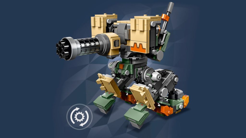 LEGO® Overwatch 75974 Bastion - Kanone mit Hintergrund | ©LEGO Gruppe