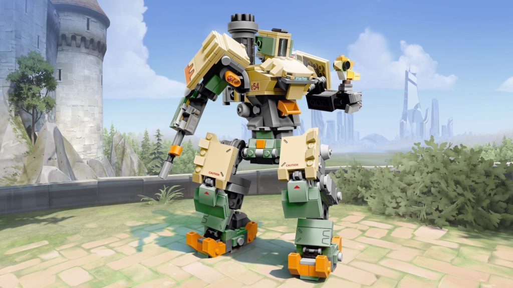 LEGO® Overwatch 75974 Bastion - Action mit Hintergrund | ©LEGO Gruppe