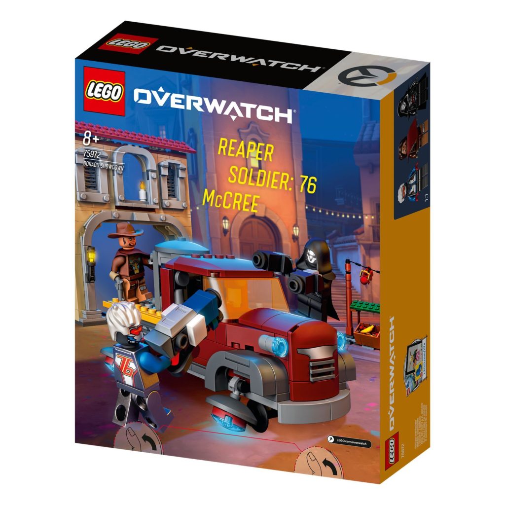 LEGO® Overwatch 75972 Dorado Showdown - Packung Rückseite | ©LEGO Gruppe
