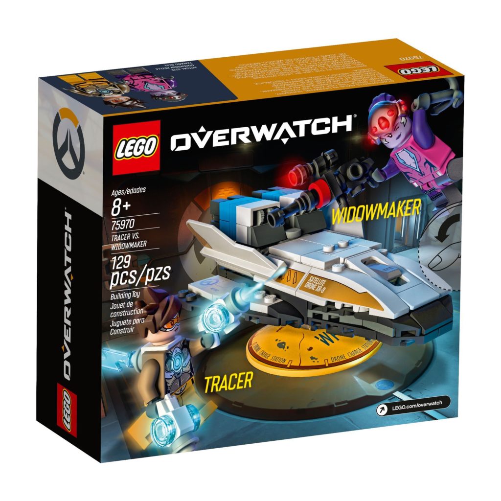 LEGO® Overwatch 75970 Tracer vs. Widowmaker - Packung Rückseite | ©LEGO Gruppe