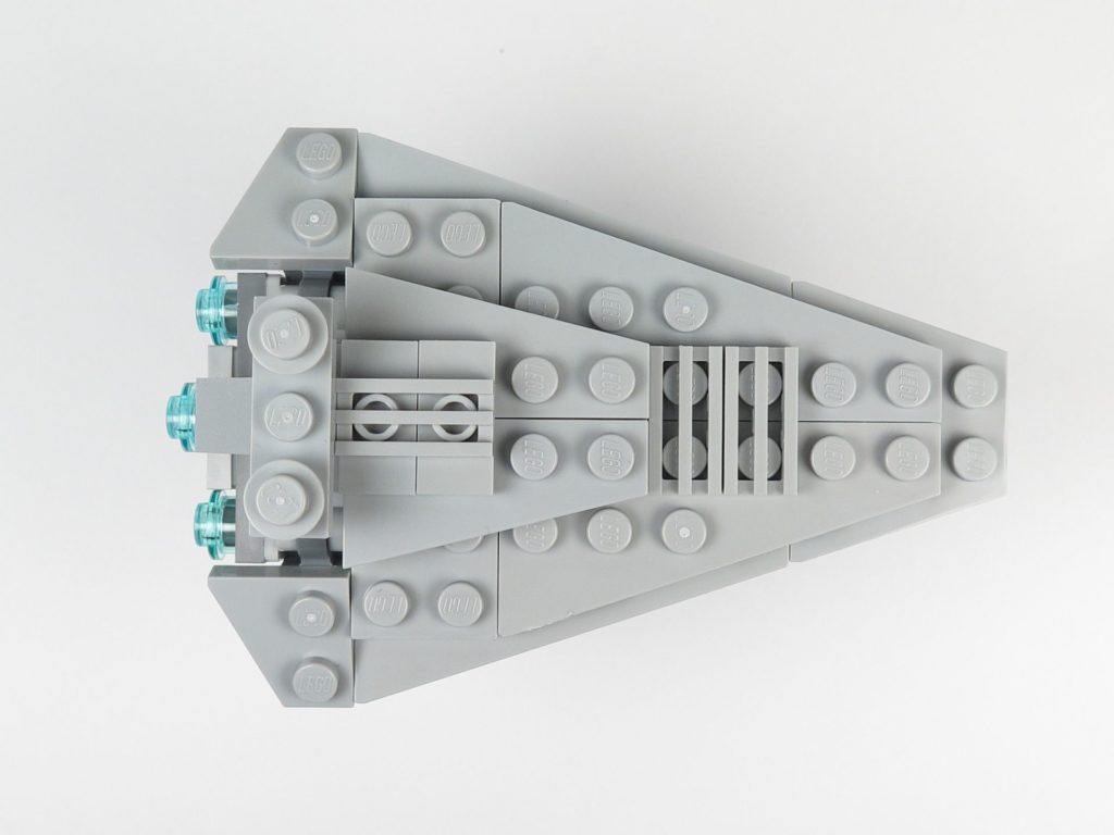 LEGO® Star Wars™ Star Destroyer Polybag 911842 - Draufsicht | ©2018 Brickzeit