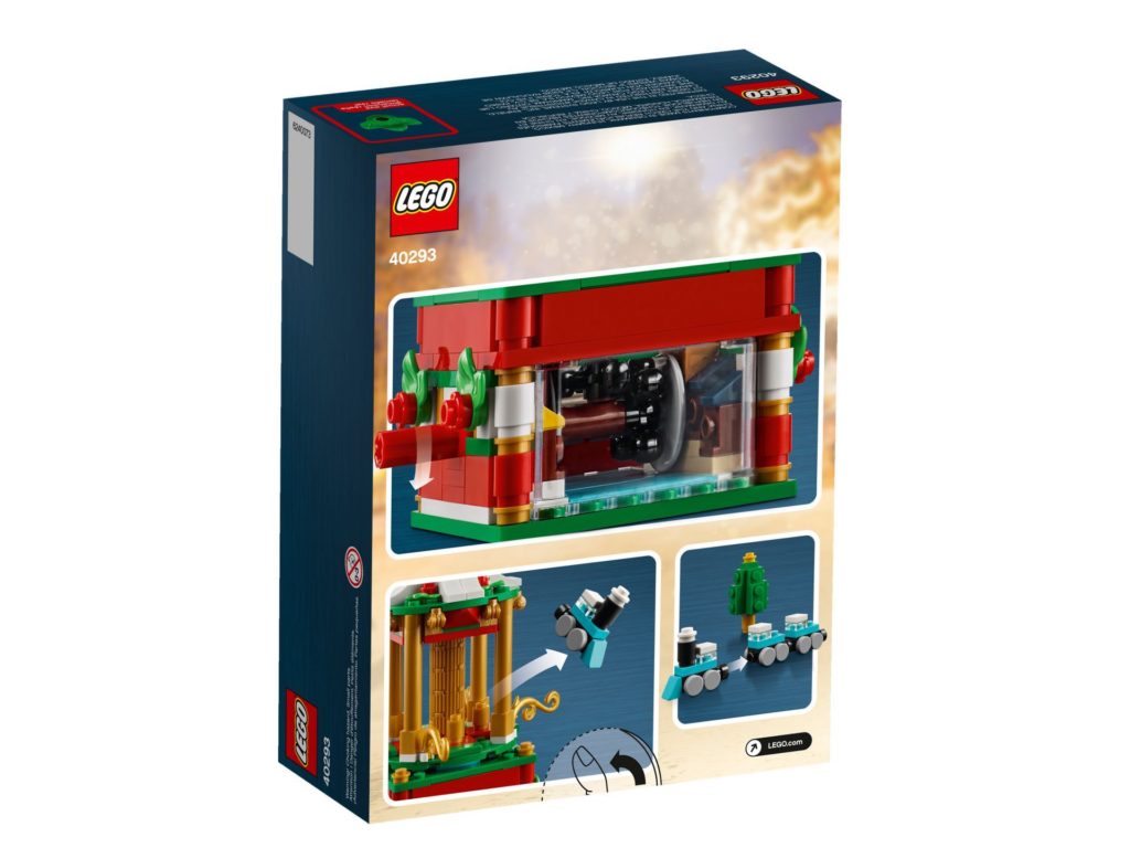 LEGO® Weihnachtskarusell 40293 - Packung Rückseite | ©LEGO Gruppe