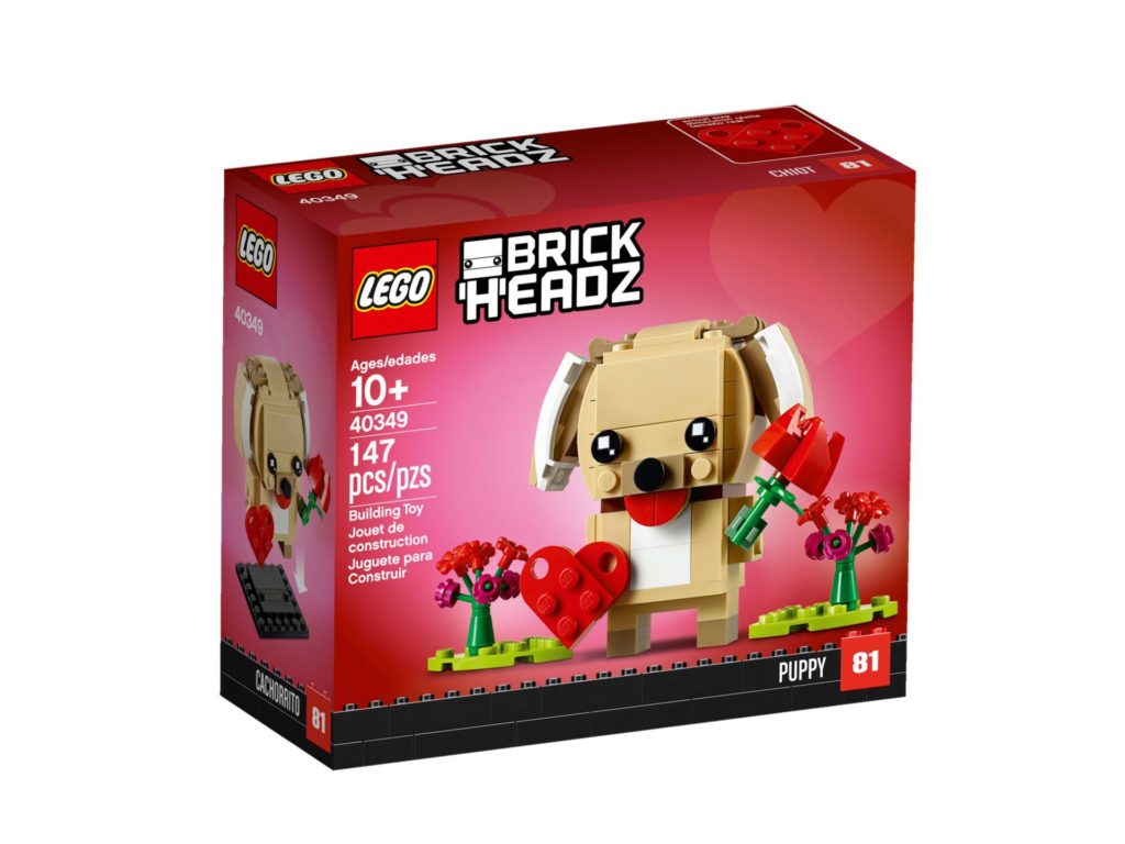 LEGO® Brickheadz 40349 Valentinstag-Welpe | ©LEGO Gruppe