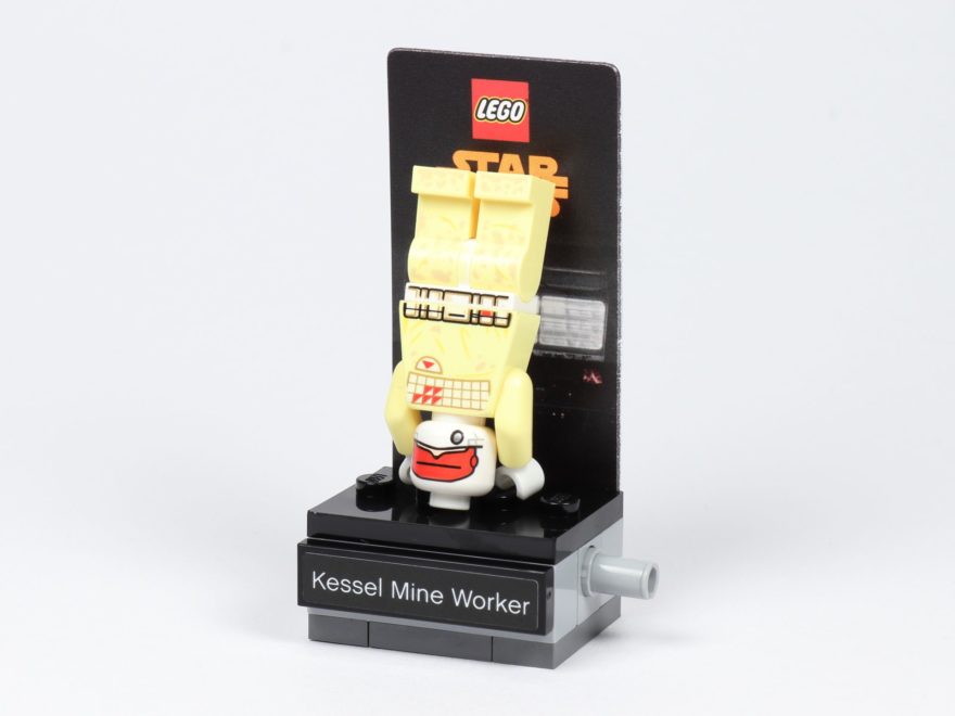 LEGO® Star Wars™ 40299 Kessel Mine Worker macht Kopfstand | ©Brickzeit