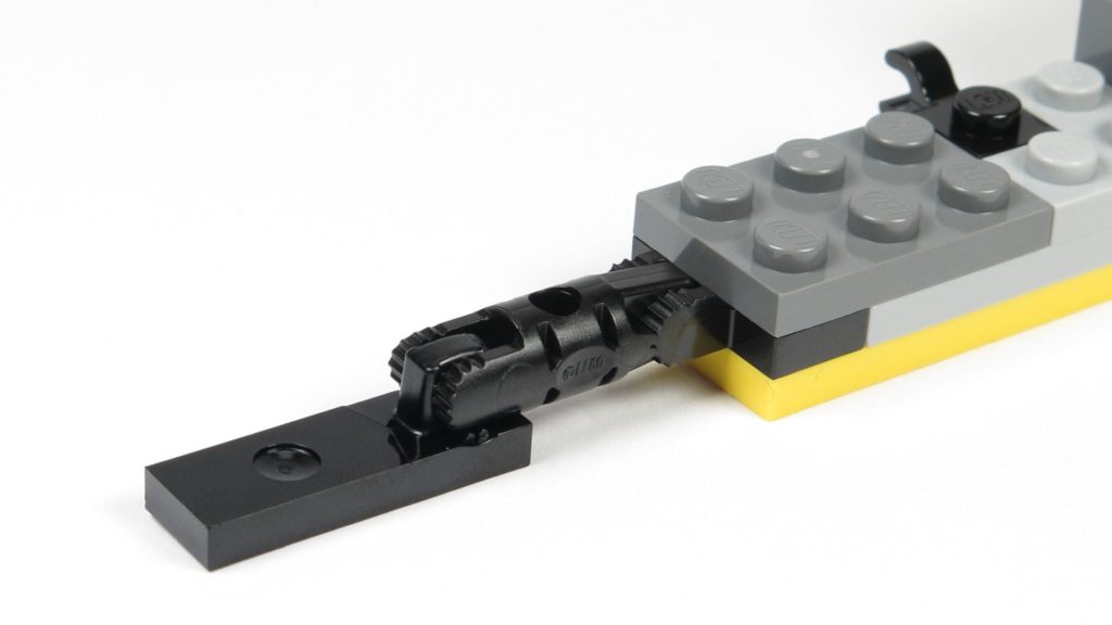 LEGO® Star Wars™ 75214 Bauabschnitt 1 - Rumpfteil 2, Fahrwerk | ©2018 Brickzeit