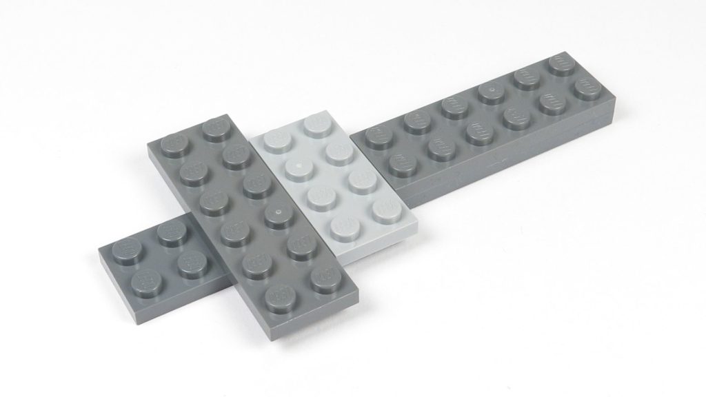 LEGO® Star Wars™ 75214 Bauabschnitt 1 - erste Bausteine | ©2018 Brickzeit