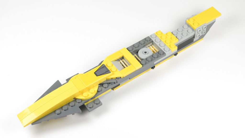 LEGO® Star Wars™ 75214 Bauabschnitt 1 fertig, vorne links | ©2018 Brickzeit