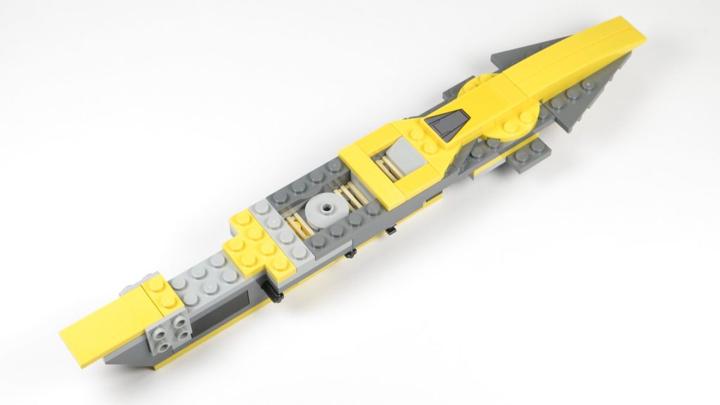 LEGO® Star Wars™ 75214 Bauabschnitt 1 fertig, hinten rechts | ©2018 Brickzeit
