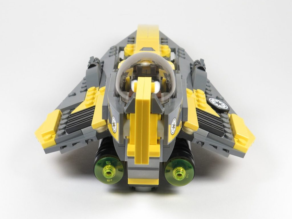 LEGO® Star Wars™ 75214 Anakins Jedi Starfighter - Rückseite | ©2018 Brickzeit