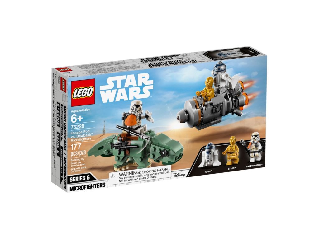 LEGO® Star Wars™ 75228 Escape Pod vs. Dewback Microfighters | ©LEGO Gruppe
