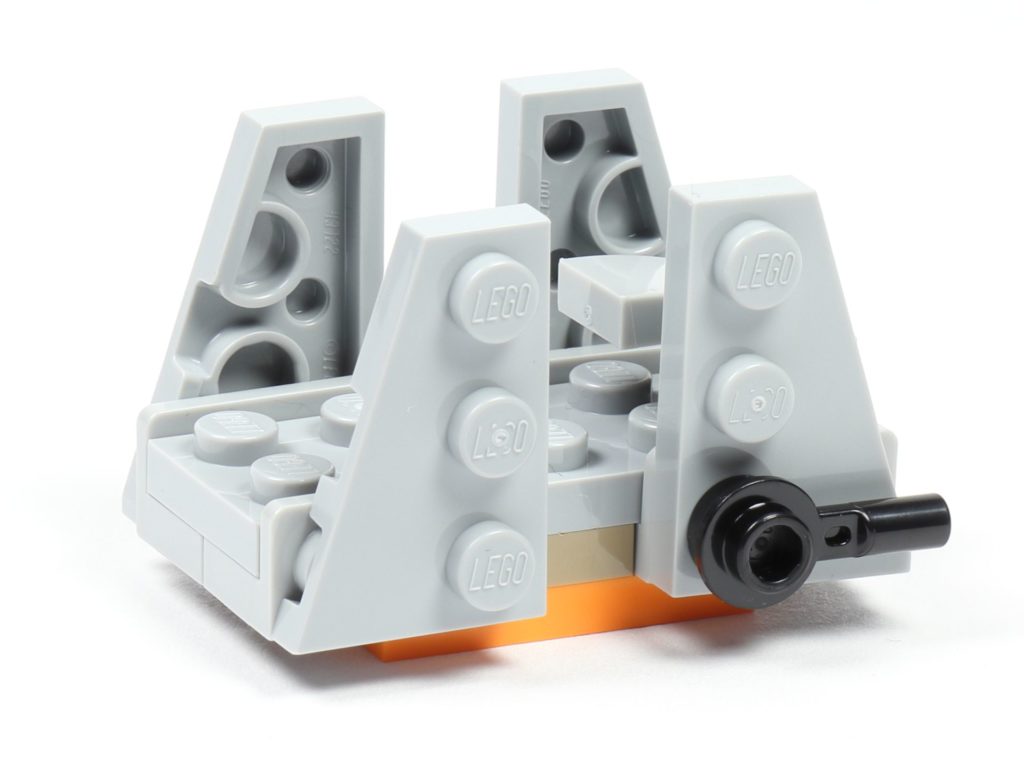 LEGO® Star Wars™ 75213 Adventskalender 2018 - Tür 20 - Zeta-Klasse Shuttle, hinten rechts | ©Brickzeit