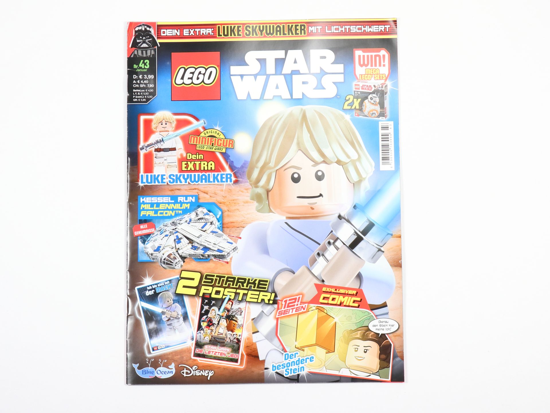 Luke Skywalker Lego Star Wars Magazin Nr 43 Neu Im Polybag #11H5 