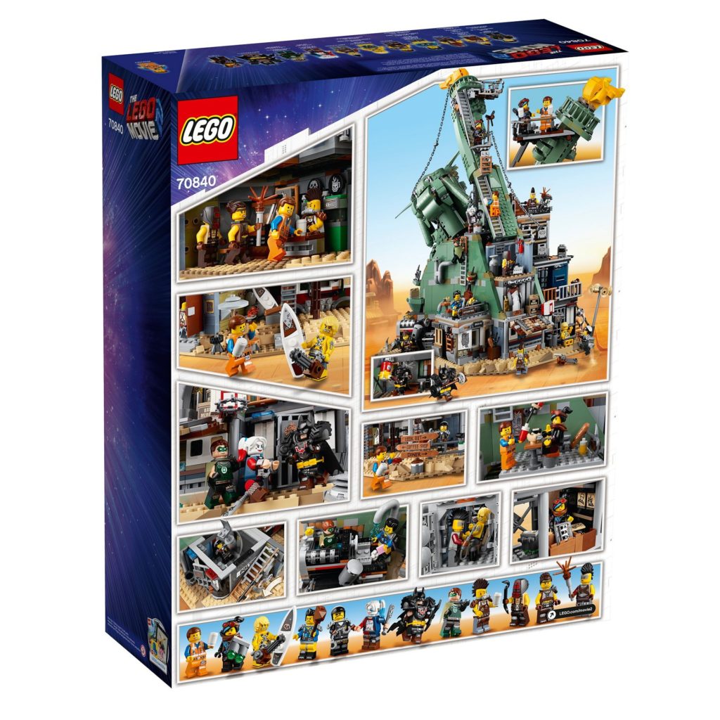 The LEGO Movie 2 - 70840 - Welcome to Apocalypseburg - Packung Rückseite | ®LEGO Gruppe