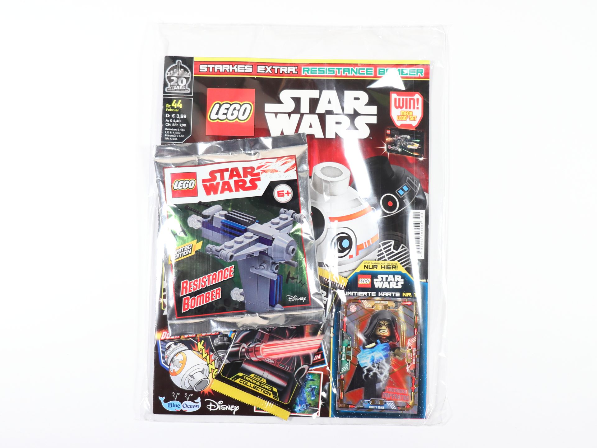 Neu #11K3 Résistance Bomber Lego Star Wars Magazin Nr 44 