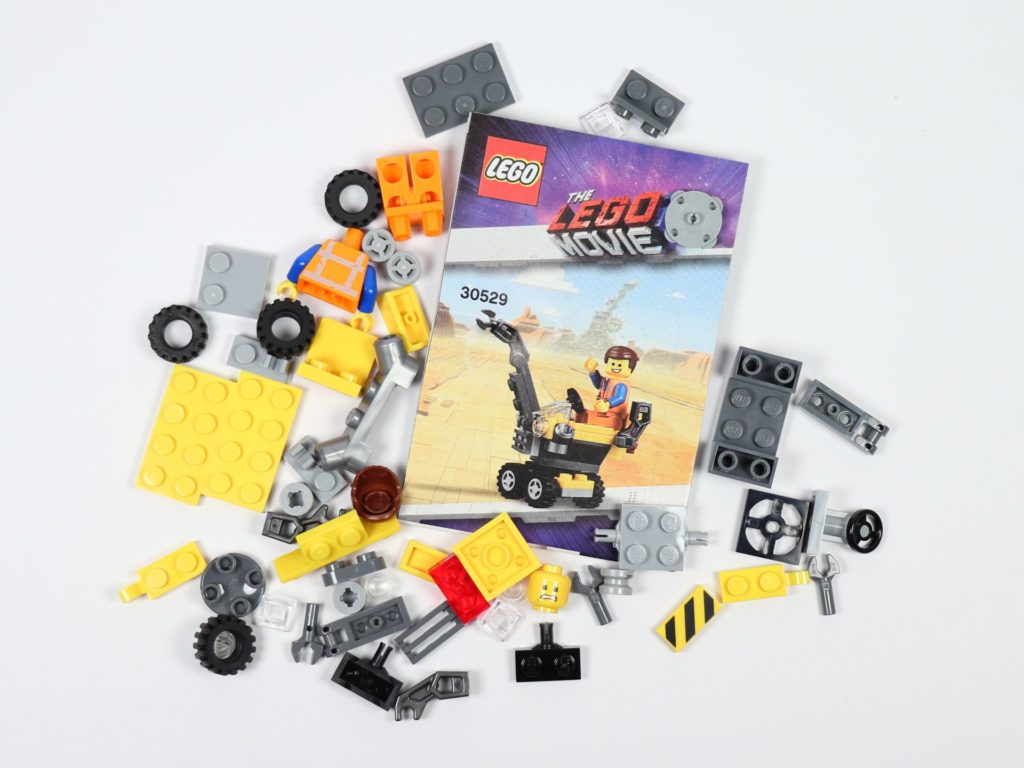 THE LEGO MOVIE 2 Mini-Baumeister Emmet (30529) - Inhalt Polybag | ©2019 Brickzeit