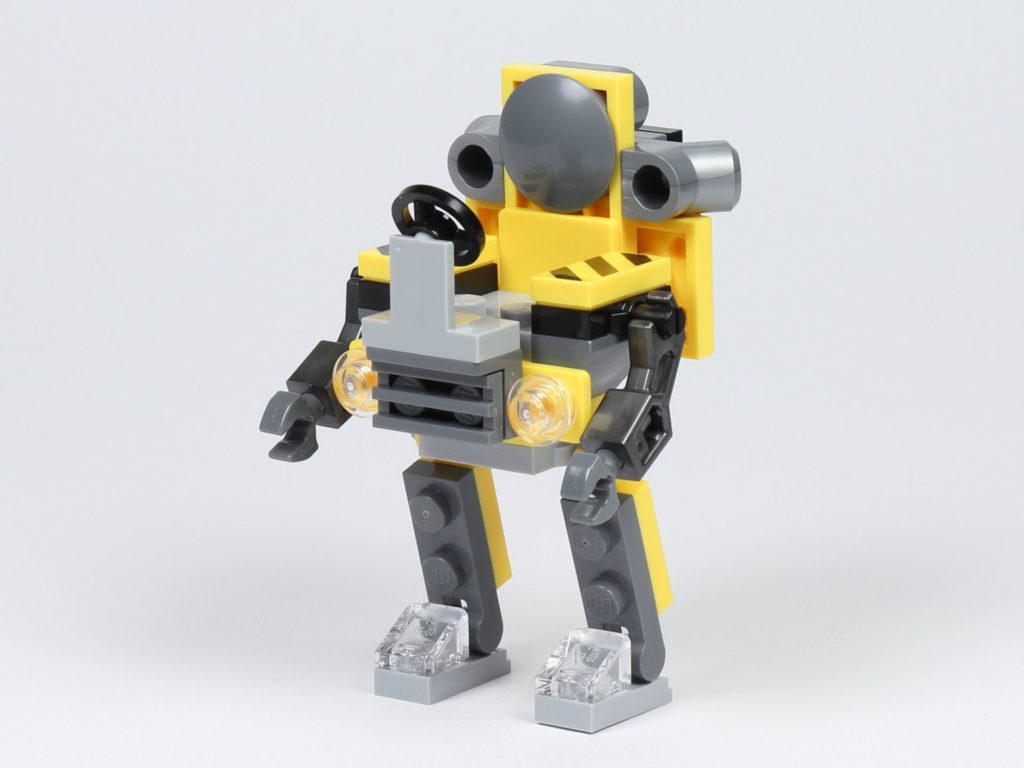 THE LEGO MOVIE 2 Mini-Baumeister Emmet (30529) - Roboter, vorne links | ©2019 Brickzeit