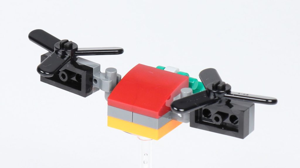 LEGO® City 30362 Raketenrucksack - Drohne, Rückseite | ©2019 Brickzeit